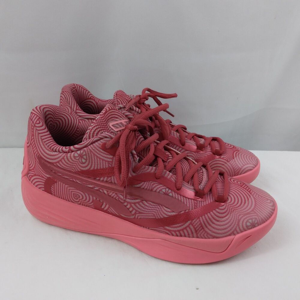 Puma Stewie 2 Mi Amor Shoes Basketball Low Top Passionfruit Club Red Women's 9.5